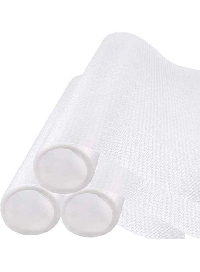 3-Rolls Non-Adhesive Cupboard Cabinet Drawer Mat Clear 45x90cm Clear 30x150cm