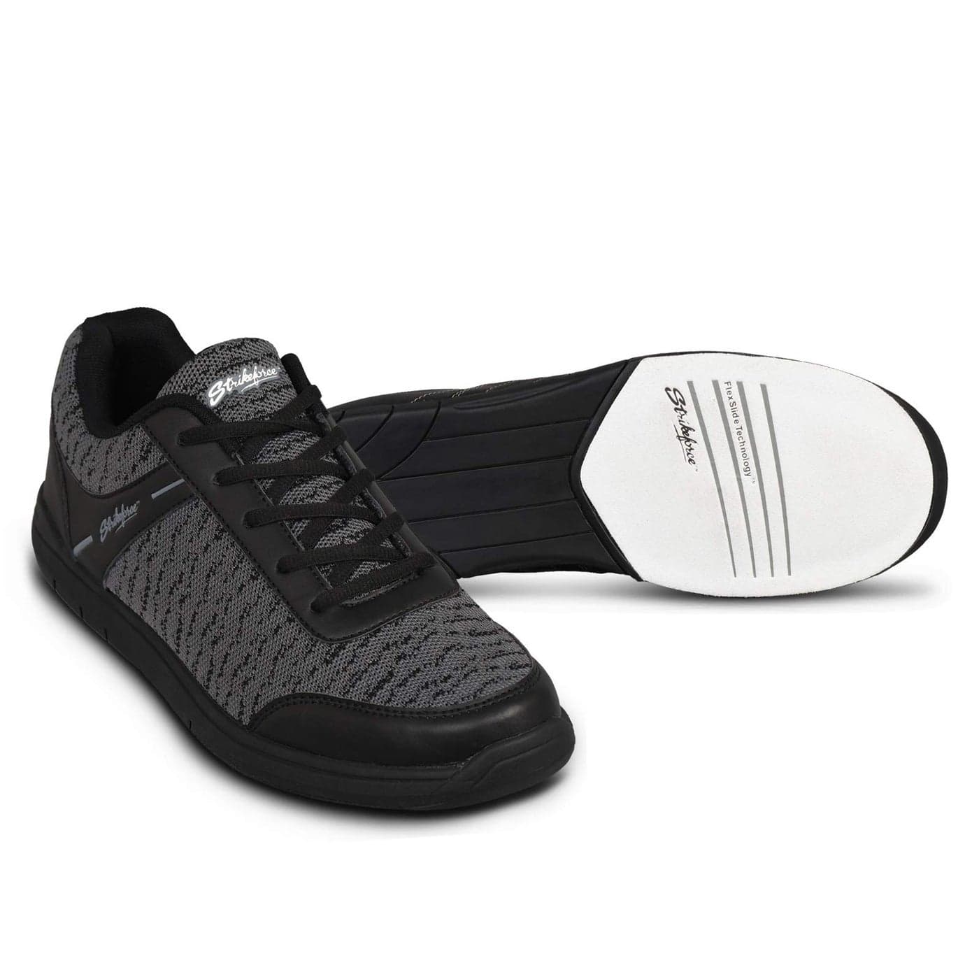 KR Strikeforce Mens Flyer Mesh Bowling Shoes BlackSteel US Footwear Size System Adult Men Numeric Medium 10