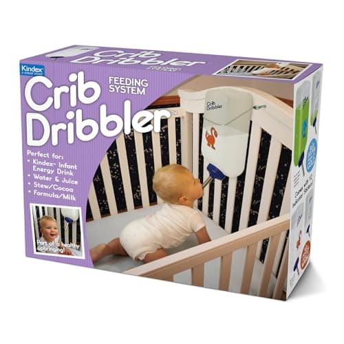 PrankO Crib Dribbler Prank Gift Box Funny Empty Gag Gift Packaging for Baby Showers White Elephant Christmas Hilarious Joke Gift Box to Hide Real Presents for Friends Coworkers