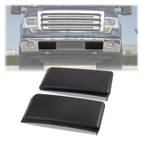 PIT66 Front Bumper Guards Inserts Caps Pads Compatible with Ford F150 20092014Not Fit Harley Edition Driver and Passenger Side Bumper Covers 9L3Z17E810B 9L3Z17E811B