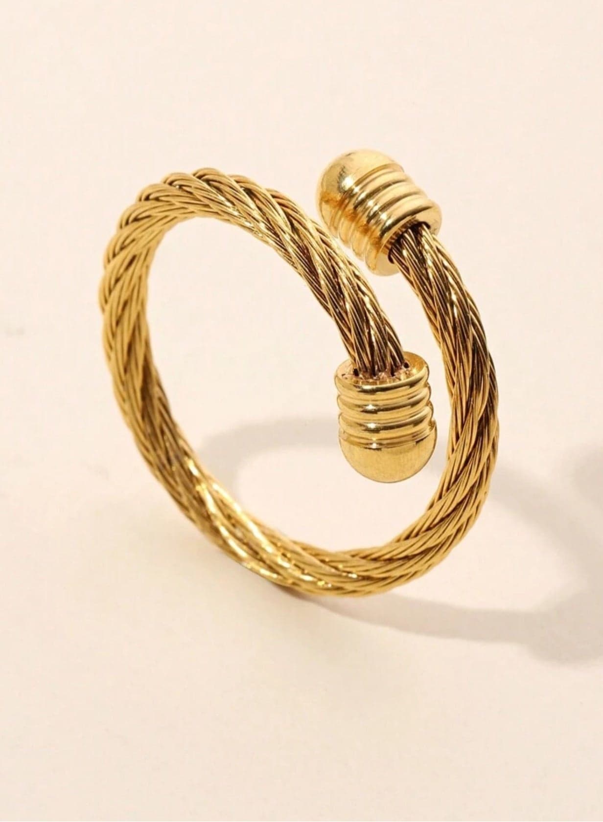 Elegant High Quality Stainless Steel Ring Size 7 for Women