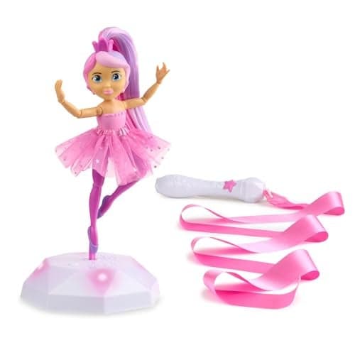 Twirl Along Dancing Doll Lena Ballerina with Wand and LightUp Stage Ages 3