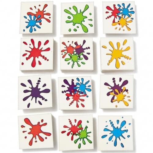Fun Express ARTIST PAINT SPLASH TATTOOS Apparel Accessories VBS Vacation Bible School SuppliesDecor 72 Pieces