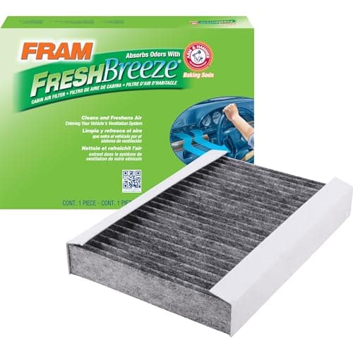 FRAM Fresh Breeze Cabin Air Filter with Arm & Hammer Baking Soda, CF11810 for Jeep / Fiat Vehicles