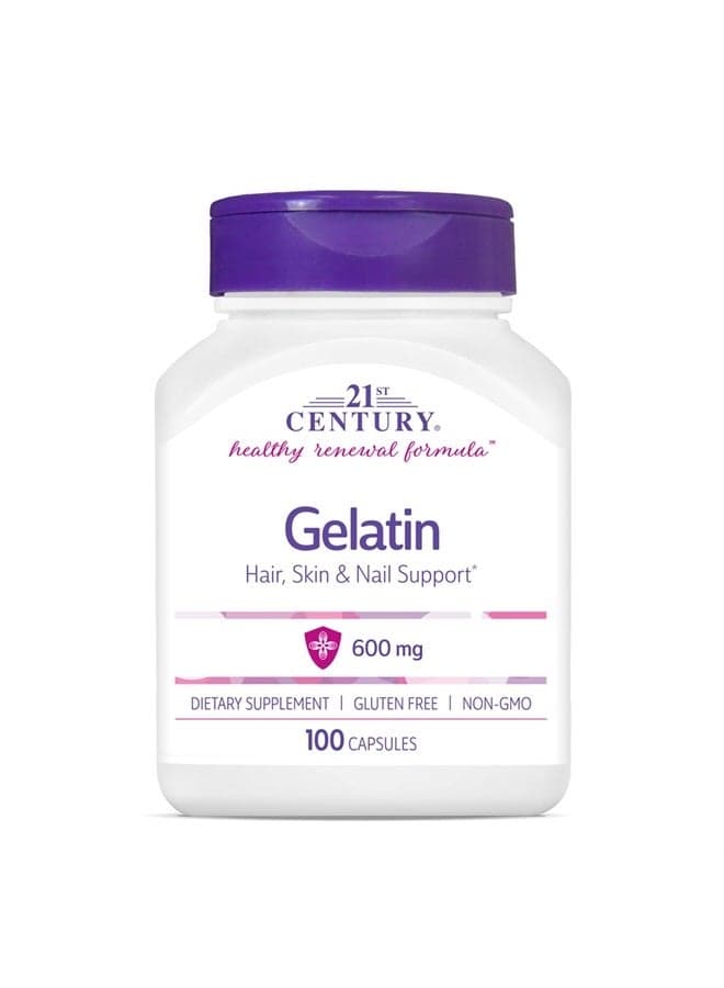 Gelatin 600mg, 100 Capsules