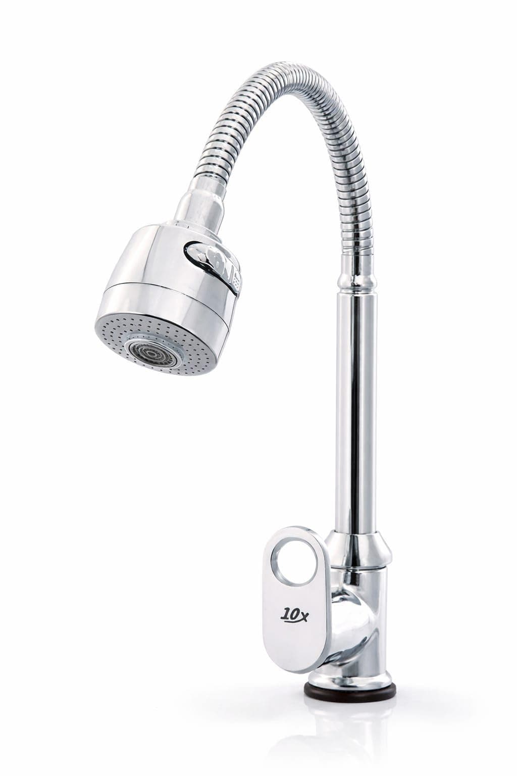 10x Metal, Brass Faucet , Silver, Chrome Finish