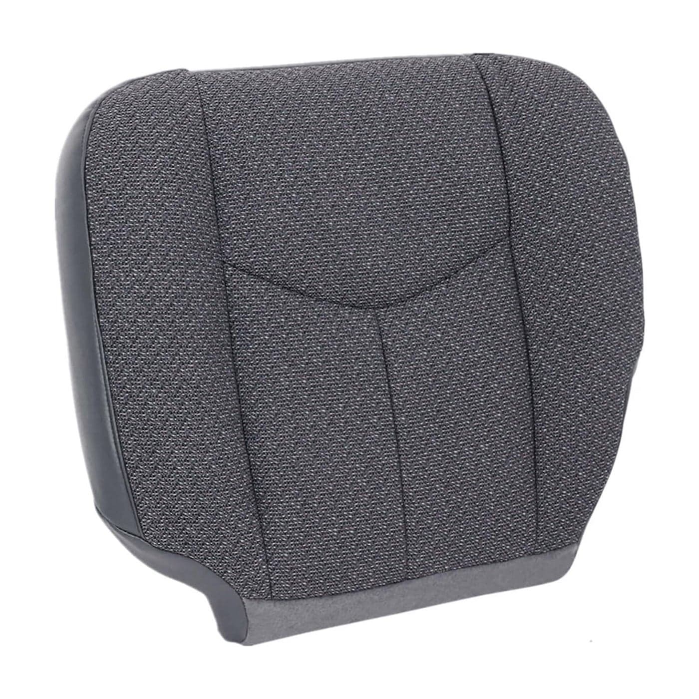 NLQR Front Driver Side Bottom Replacement Seat Cover Cloth Gray 69C Compatible with Chevy Silverado WT Work Truck Single Cab for GMC Sierra 2003 2004 2005 2006 2007