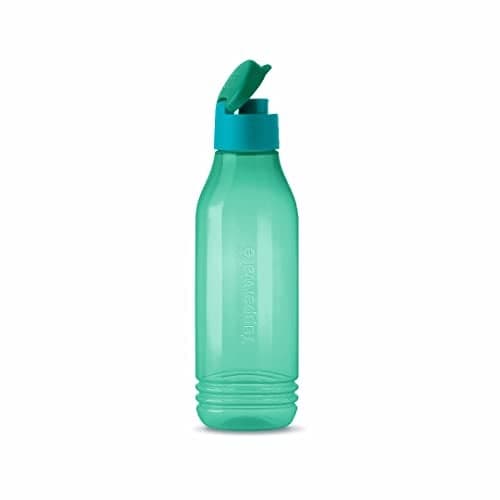 Tupperware ECO SIP Triangular Water Bottles, 750 ml, (Set of 1), Green