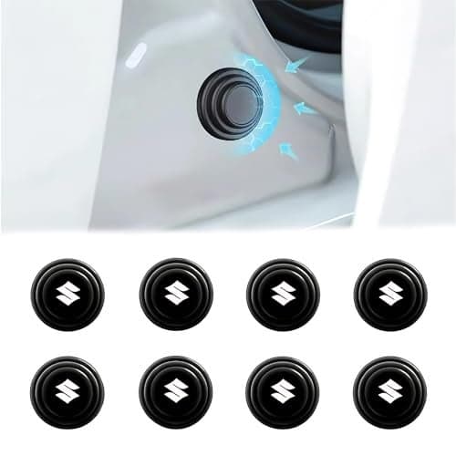 ARKZO 8Pcs Car Door Shock Absorber Pads Stickers for Fronx, Vitara, Brezza, Swift, Baleno, Ertiga, WagonR, Alto, Dzire, XL6, S-Presso, Celerio, Eeco, Ciaz, Ignis, Invicto, SX4, Ritz, Victoris