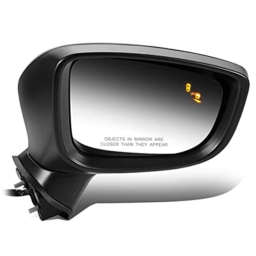 DNA Motoring OEM-MR-MA1321192 Right Passenger Side Non-Heated Power Operated Folding Rear View Mirror Compatible with 14-16 Mazda 3