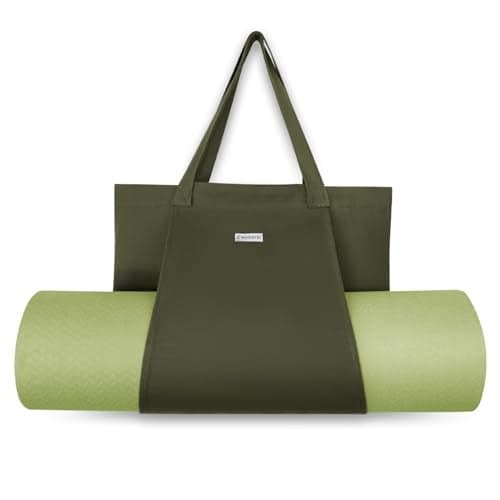 Cwokarb Yoga Mat Bag, Yoga Bags and Carriers Fits All Your Stuff, Yoga Tote Bag for Gym, Pilates, Workout, Beach, Travel and Office