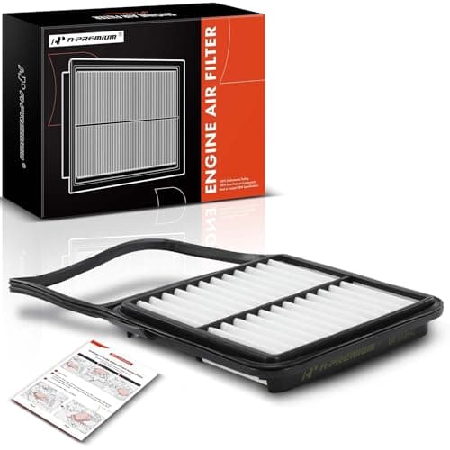 APremium Engine Air Filter Compatible with Toyota Prius 2004 2005 2006 2007 2008 2009 L4 15L Rigid Panel Air Filter Replace 1780121040 1780121040