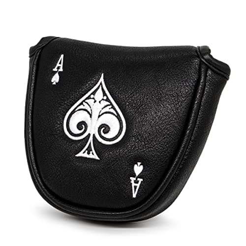 Barudan Golf Putter Cover Headcover Mallet Putter Head Cover Magnetic Club Protective Case fits for Odyssey 2ball, Odyssey Stroke Lab Gift for Men Golfer