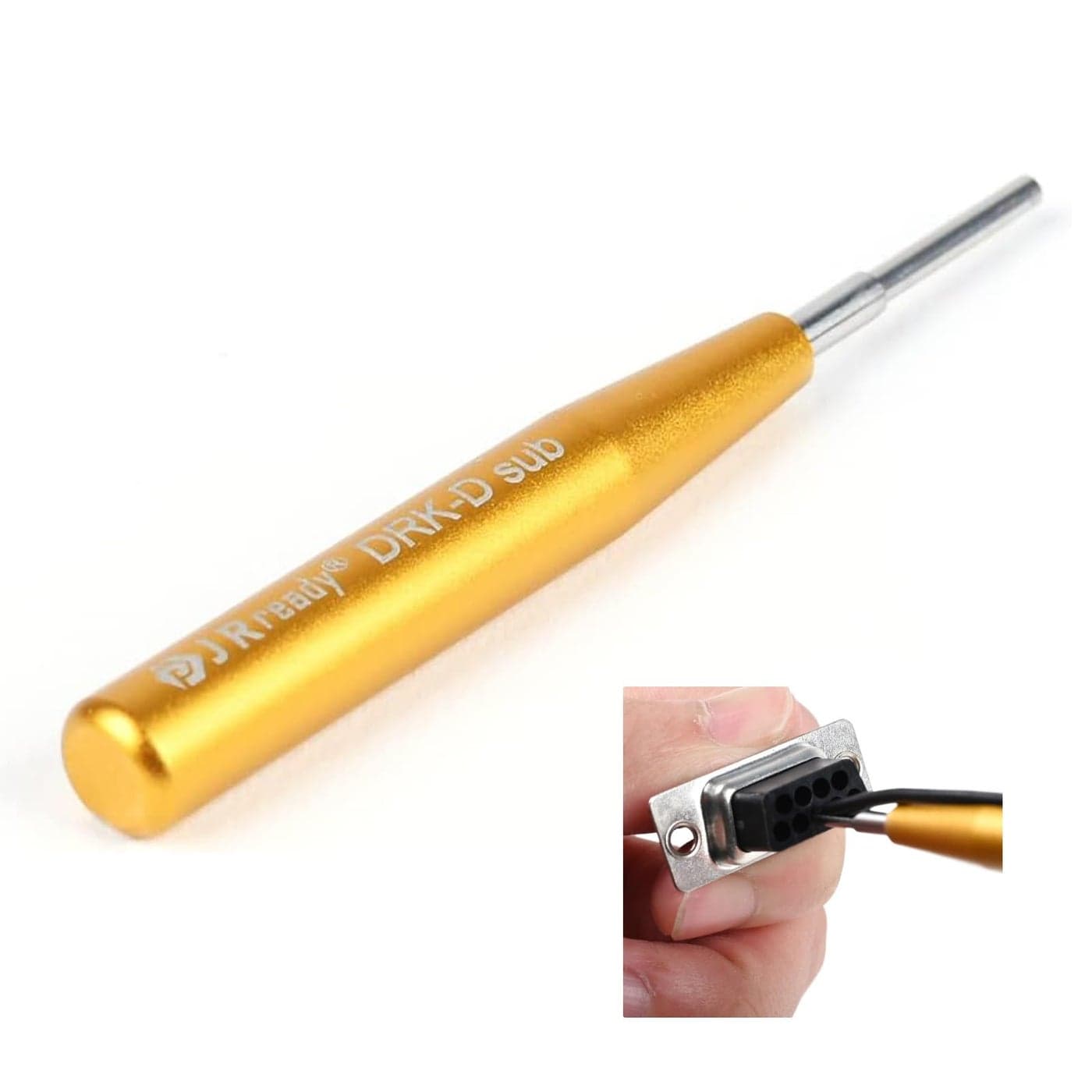 D SUB Connector Pins Removal Tool JRready DRKD SUB Pins insertion Extraction Tool for TEAMPHarting Heavy Duty 5A Han DB Connector Crimp Contacts Extract ID007OD 009