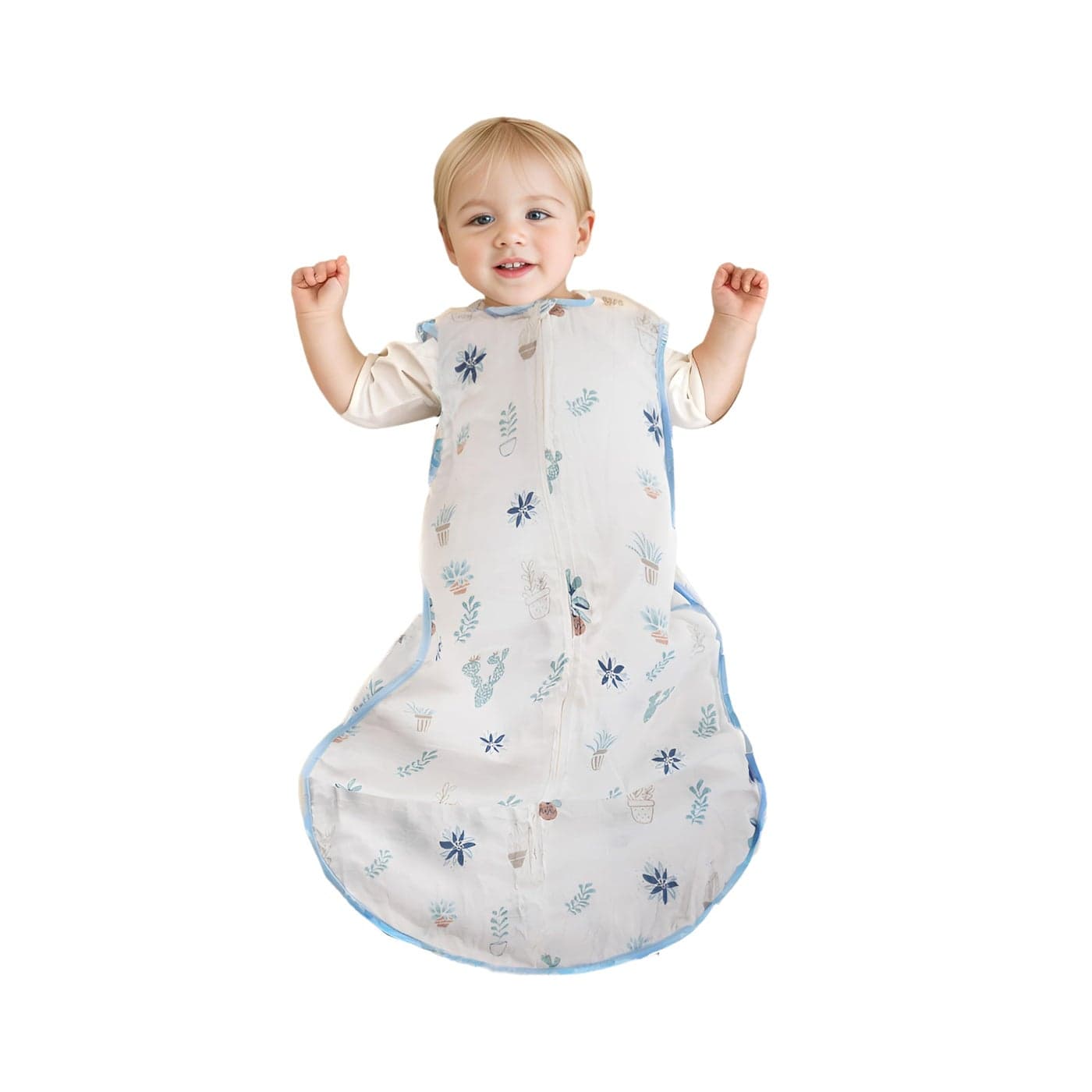 BLOOMSTAR Baby Sleeping Sack Muslin 05 tog Cotton 312 Months Summer Lightweight Toddler Wearable Blanket Sleeping Bag Thin Breathable Soft Infant Sleeper Sack 612M