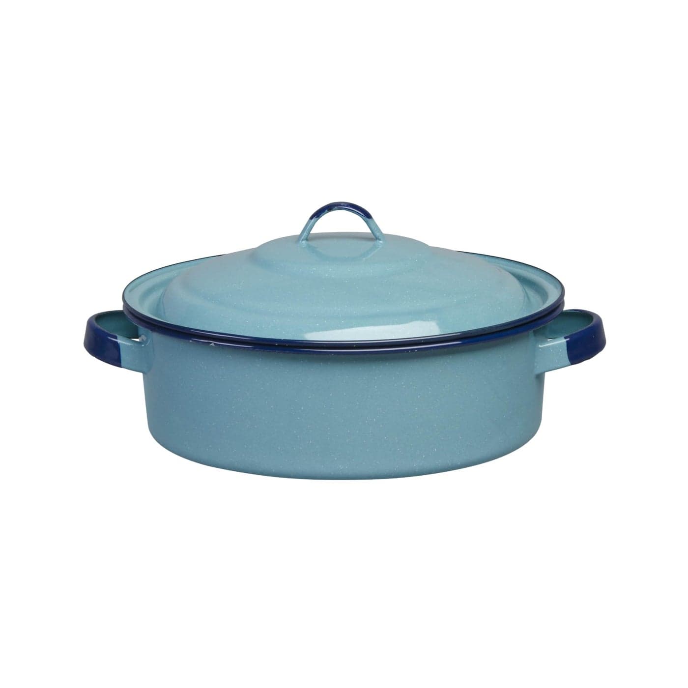 5Quart Casserole Dish with Lid Durable Enamel Steel Oven Induction Safe Casserole Dishware Hispanic Dutch Oven for Arroz Con Pollo Stews Large Family Meals Turquoise Blue