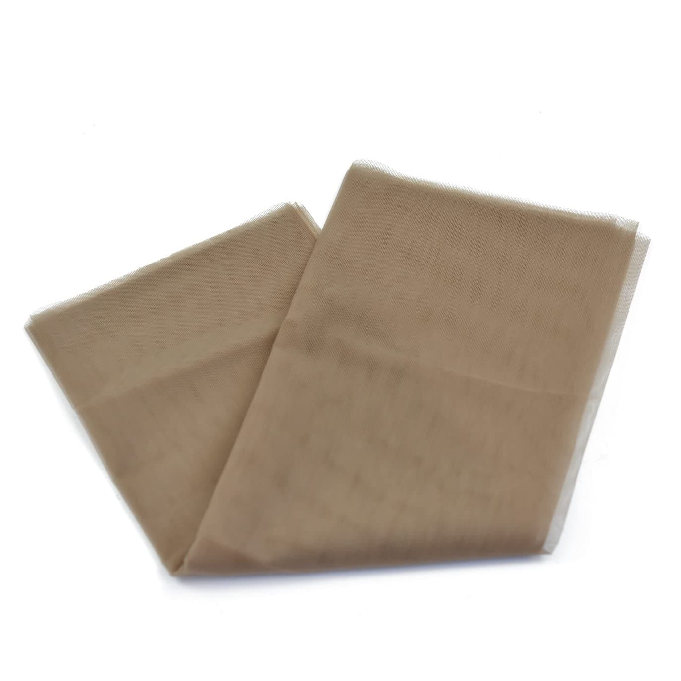 12 Yard Swiss Lace Net for Making Lace Wig Closure Caps Toupee and Frontals Foundation Wig Accessories Brown
