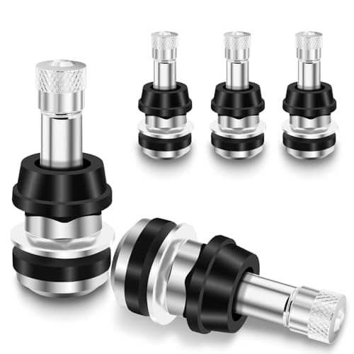 OTAUPRS Valve Stem TR416, Metal Valve Stems, Bolt in Tire Valve Stem, High Pressure Valve Stems, Outer Mount Fits .453" and .625" Rim Holes (5 PCS)