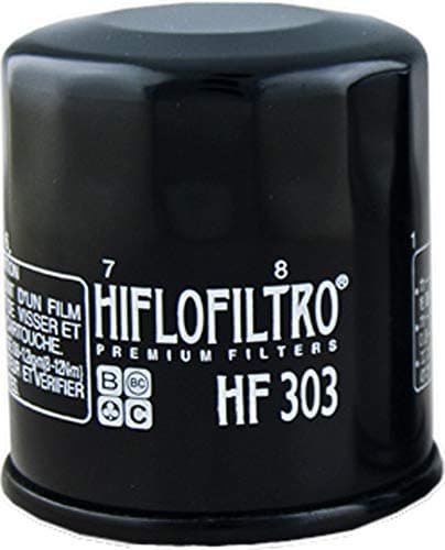 HiFloFiltro HF303 Black Standard Premium Oil Filter Single