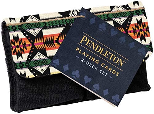 Chronicle Books Pendleton Playing Cards: 2-Deck Set (Camping Games, Gift for Outdoor Enthusiasts)
