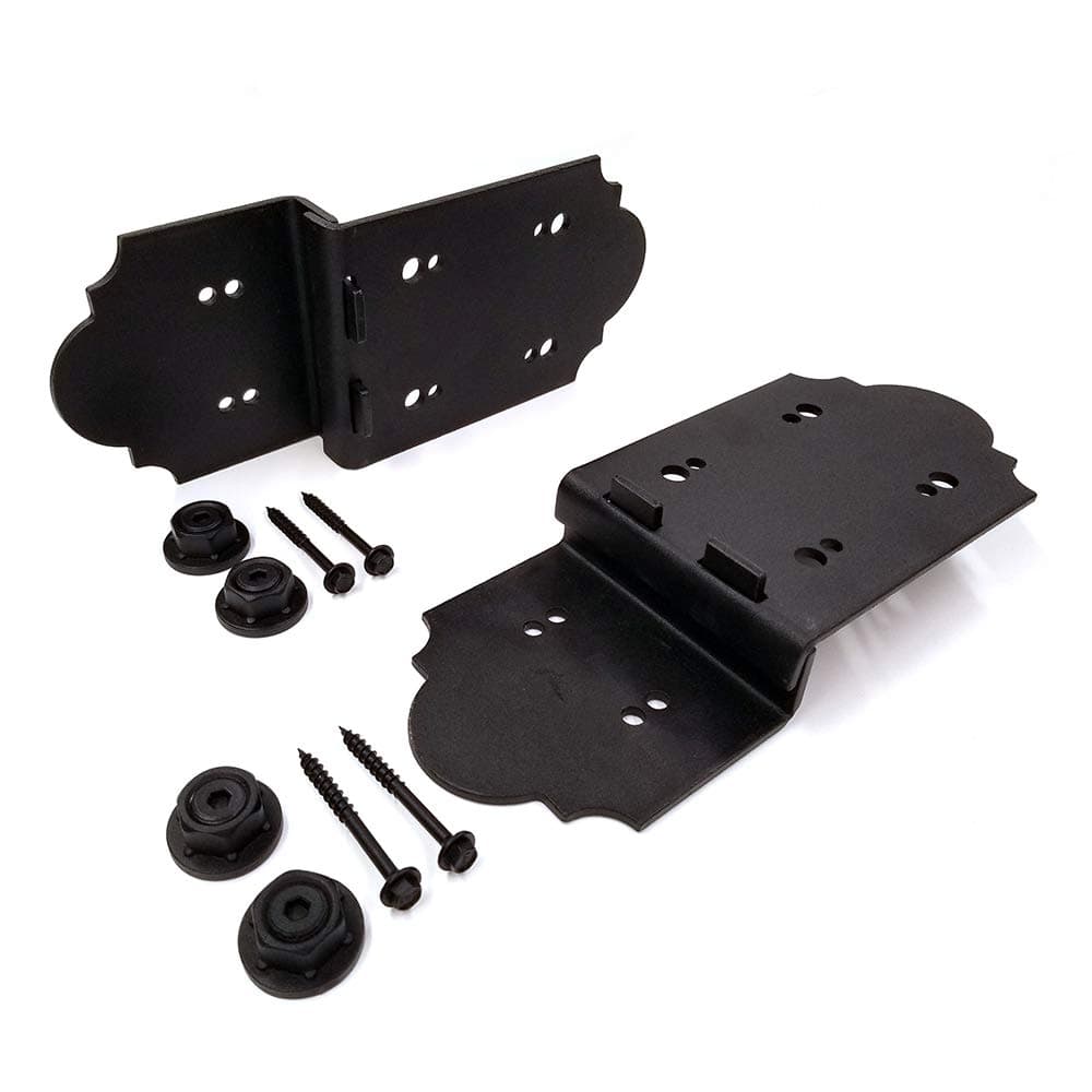 Ozco Building Products 56677 Laredo Sunset 8inch Post to Beam Coupler 2 per Pack Black