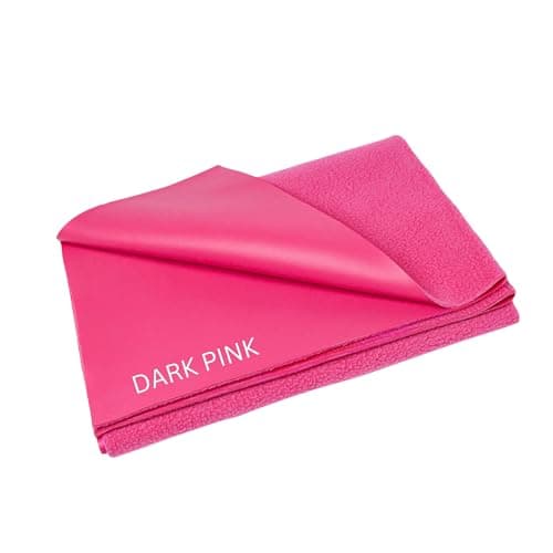 THE LITTLE LOOKERS� Quicky Dry Sheets/Massage Mats/Water Proof Bed Protector/Crib Sheets | Dry Sheets for Babies | Waterproof & Reusable Sheets for Baby (Dark Pink)