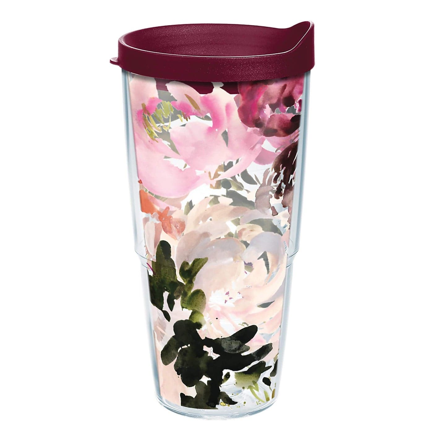 Tervis Kelly Ventura Floral Collection Made in USA Double Walled Insulated Tumbler Travel Cup Keeps Drinks Cold Hot 24oz Classic Posy