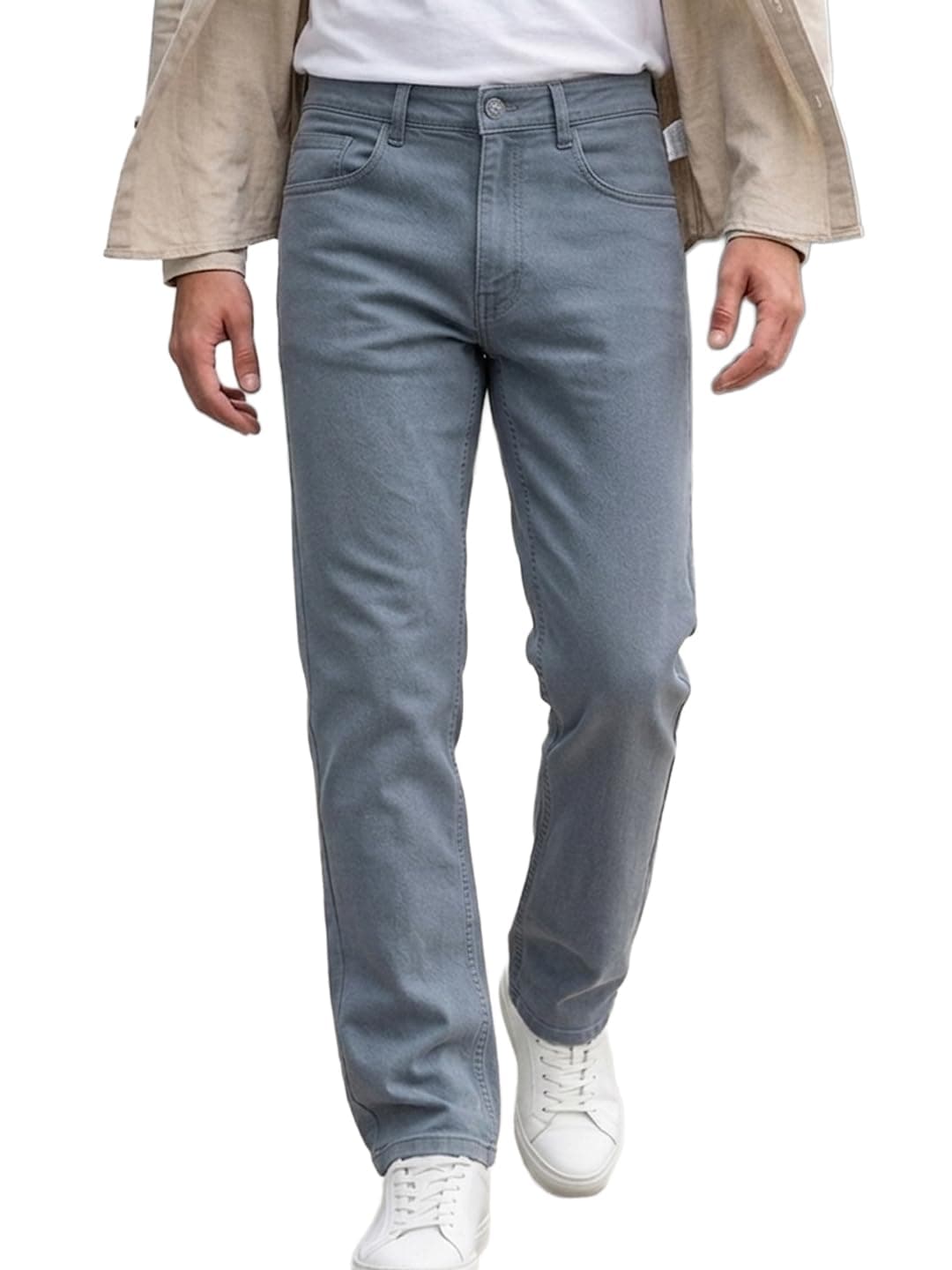 Urbano Fashion Men's Slim Fit Denim Jeans Stretchable (epsjean-lgrey-28)
