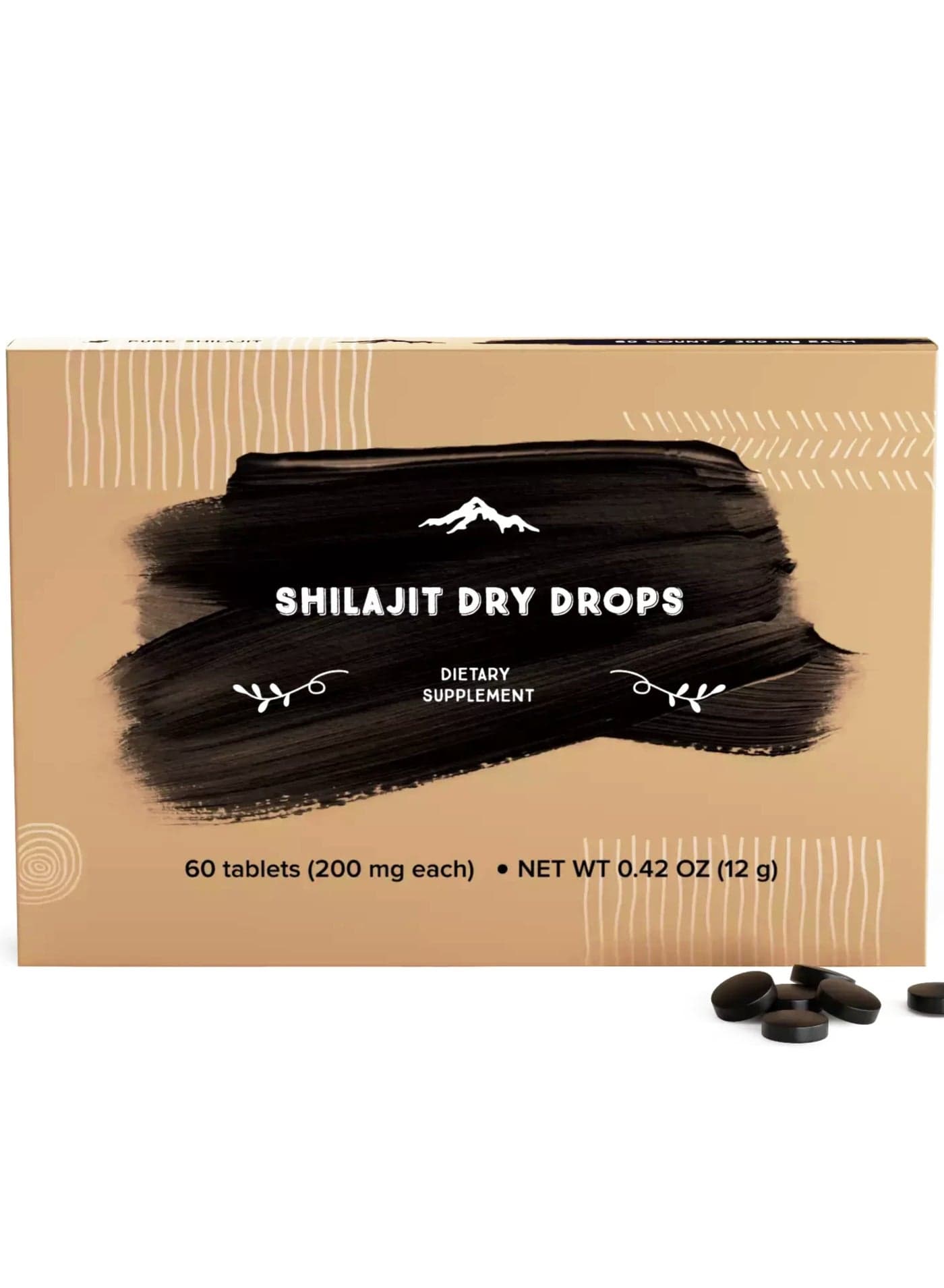 Shilajit Dry Drops, 60 Tablets