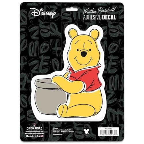 Disney Winnie the Pooh Honey Pot Adhesive Vinyl Decal Sweet Winnie the Pooh Sticker for Car