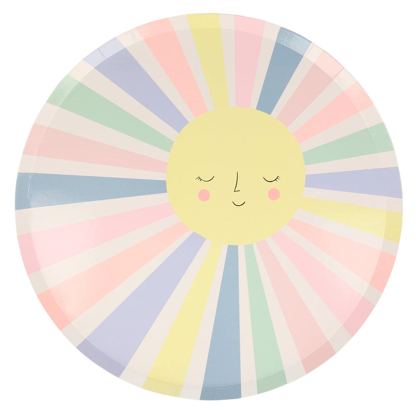 Meri Meri Rainbow Sun Dinner Plates Pack of 12
