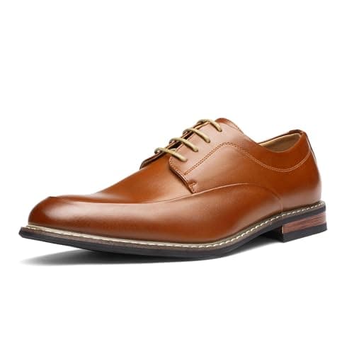 Bruno Marc Men's Dress Shoes Formal Oxfords,Size 10.5,Brown,Prime-1