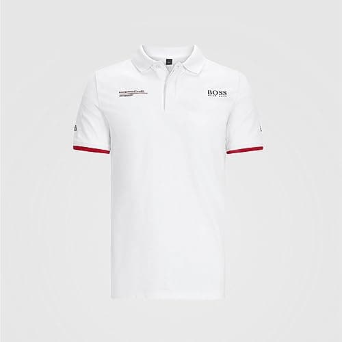 Porsche Motorsport Men's Team White Polo w/Motorsport Kit (3XL)