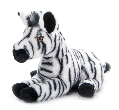 The Petting Zoo Zebra Stuffed Animal Plushie Gifts for Kids Earth Keeperz Wildlife Animals Zoologee Zebra Plush Toy 12 inches