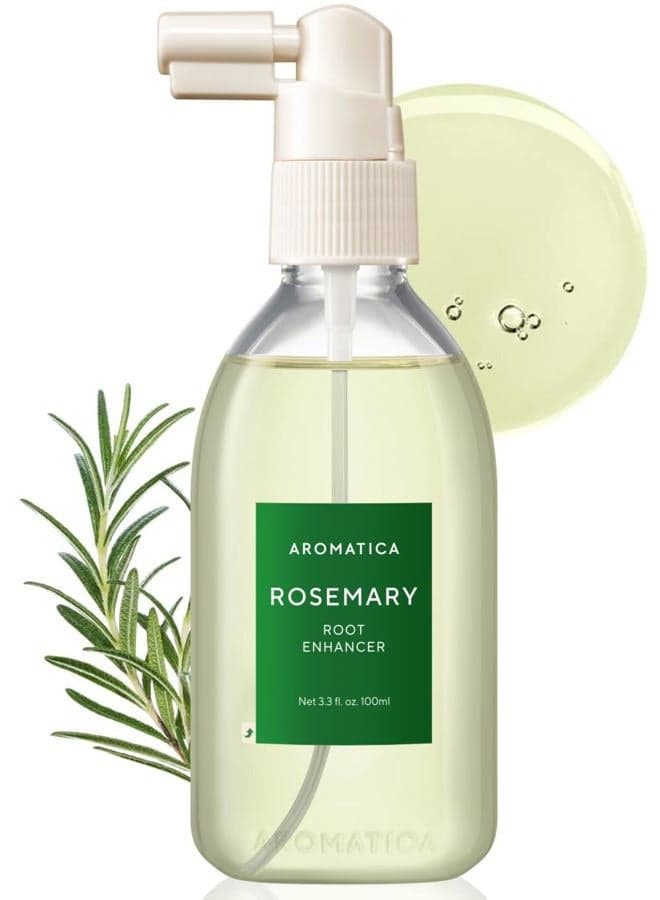 Root Enhancer Rosemary Water for Hair Growth spray - with Rosemary hair oil & caffeine & biotin - Korean hair care for hair thinning & hair loss - free from silicone, paraben and sulfate