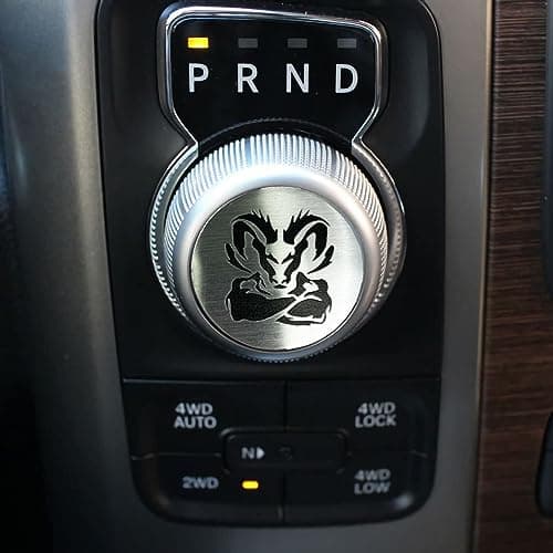 HANNHAI Gear Shift Switch Knob Cover Aluminium Dial Shifter Trim Plate for 15002500 300200 BlackRM