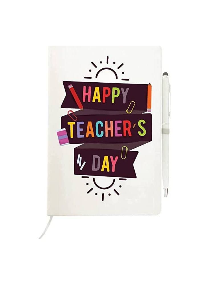 Teachers Appreciation Notebook/Pen Gifts for Teachers Day | World Teachers Day |Teachers Day Gifts (Design 2)