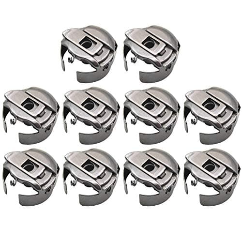 CKPSMS Brand KF220440 L Size Standard Pigtail Bobbin Cases FIT for BARUDAN Embroidery Machine 10PCS