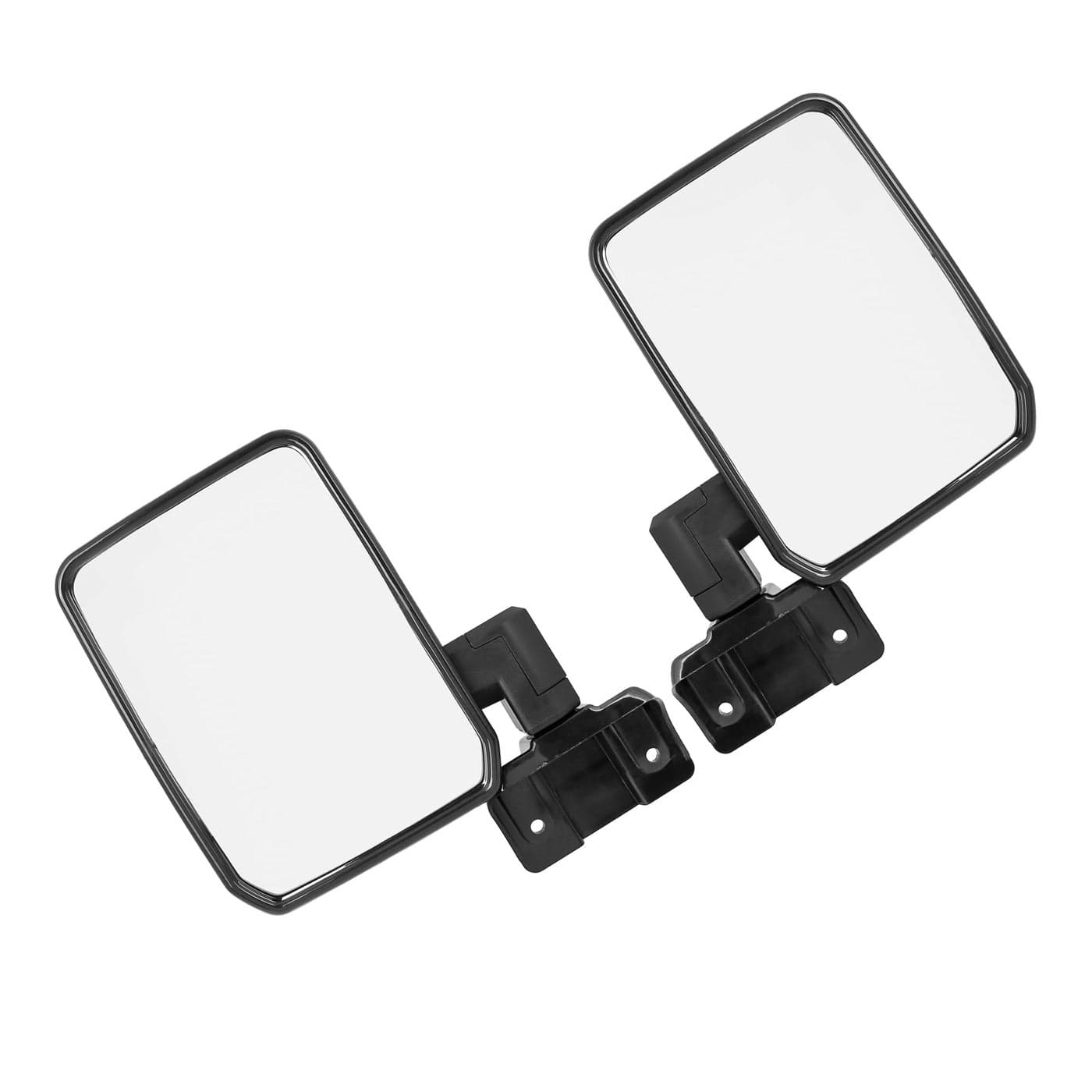 INFINAUTO for Toyota Land Cruiser 70 75 78 Series 8506 Pair Car Rear View Mirror Silver Tone