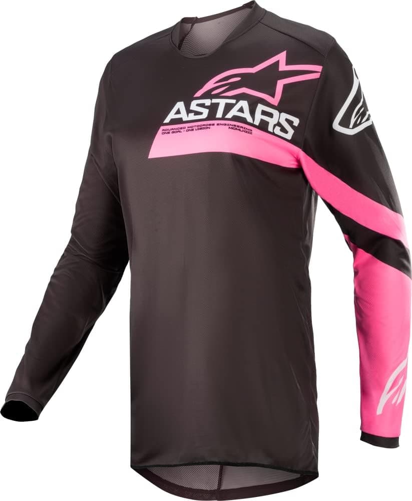 Alpinestars Stella Fluid Chaser Jersey - Black/Pink Fluo - Medium