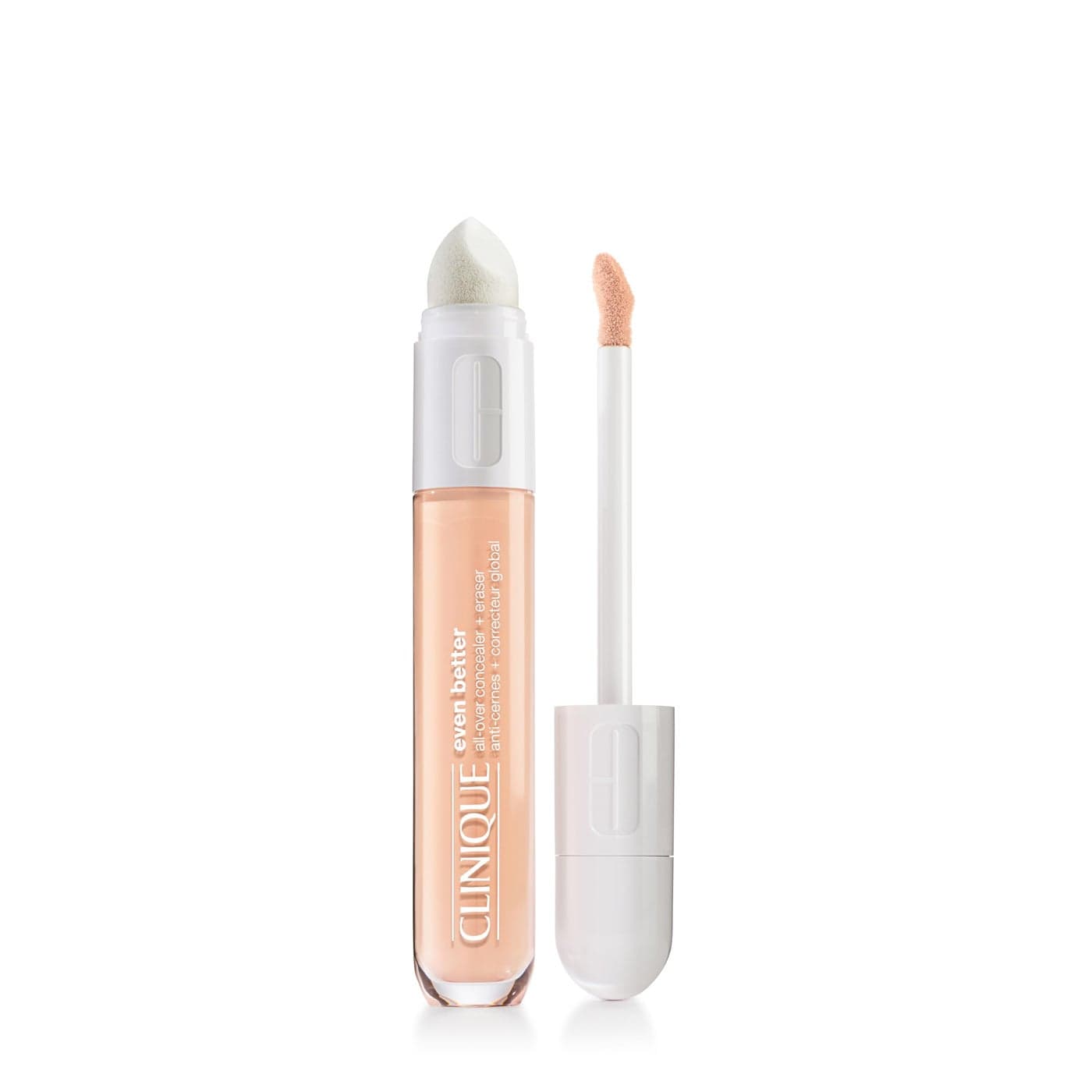 Clinique Even Better AllOver Full Coverage Concealer Eraser For Dark Circles Hydrating Brightening Depuffing Breeze 02 Fl Oz