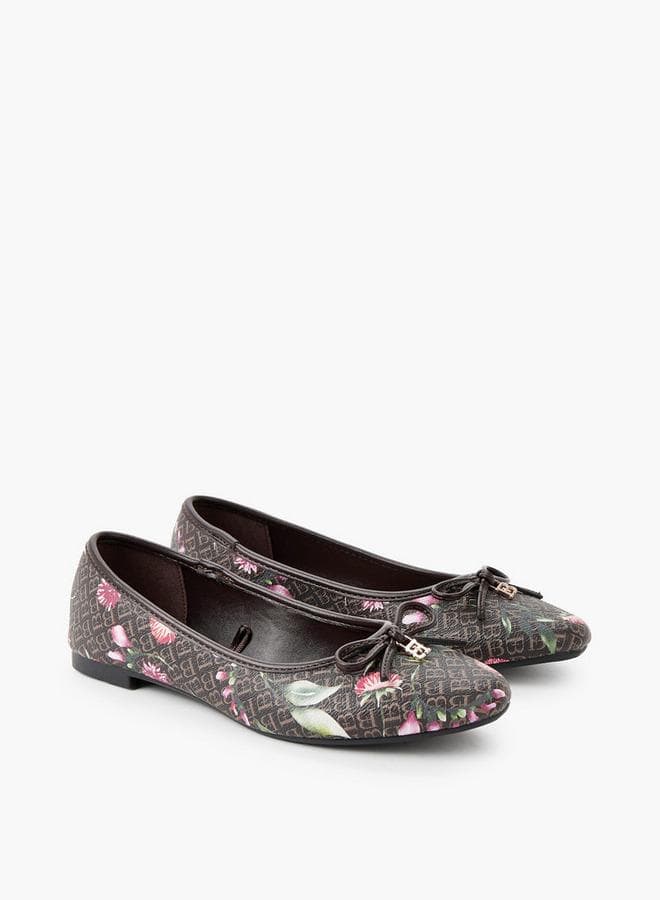 Flora Bella Women Floral Print Ballerina Shoes