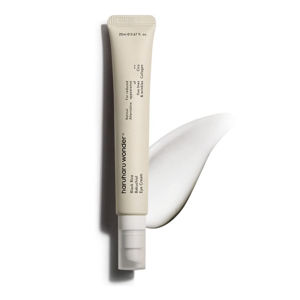 Haruharu Wonder Black Rice Bakuchiol Eye Cream 20ml AntiAging Wrinkle Care Natural Retinol Alternative Cruelty Free EWGGreen