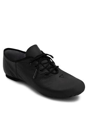 Capezio Women's "E" Series Jazz Oxford,Black,9 W US