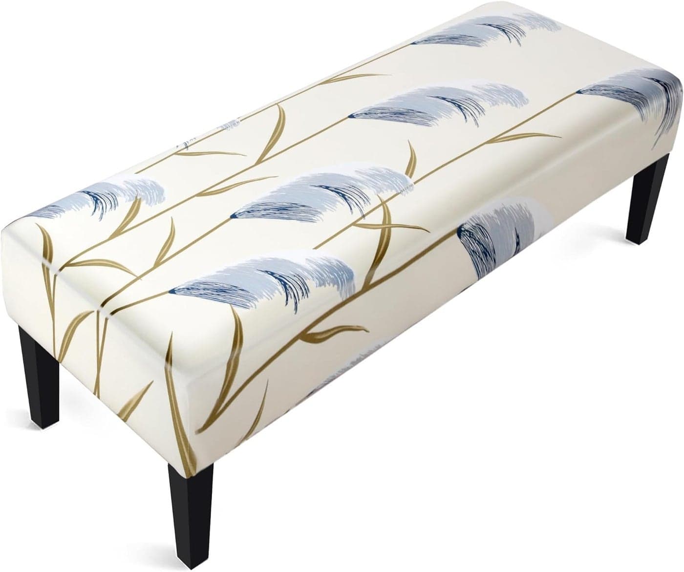 Street27 Polyester Printed High Stretch Bench Seat Cushion Slipcovers Washable Removeable Rectangular Cover Furniture Protector Dining Chair Slipcovers For Living Room,Bedroom,Kitchen(Pattern08)