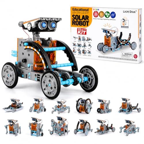 Lucky Doug Solar Power Robot Building Kits Toys for Boys Girls Ages 813 STEM Kit Gifts for Kids 8 9 10 11 12 13 Years DIY Educational Science Building Robotic Set Gifts for Teenagers