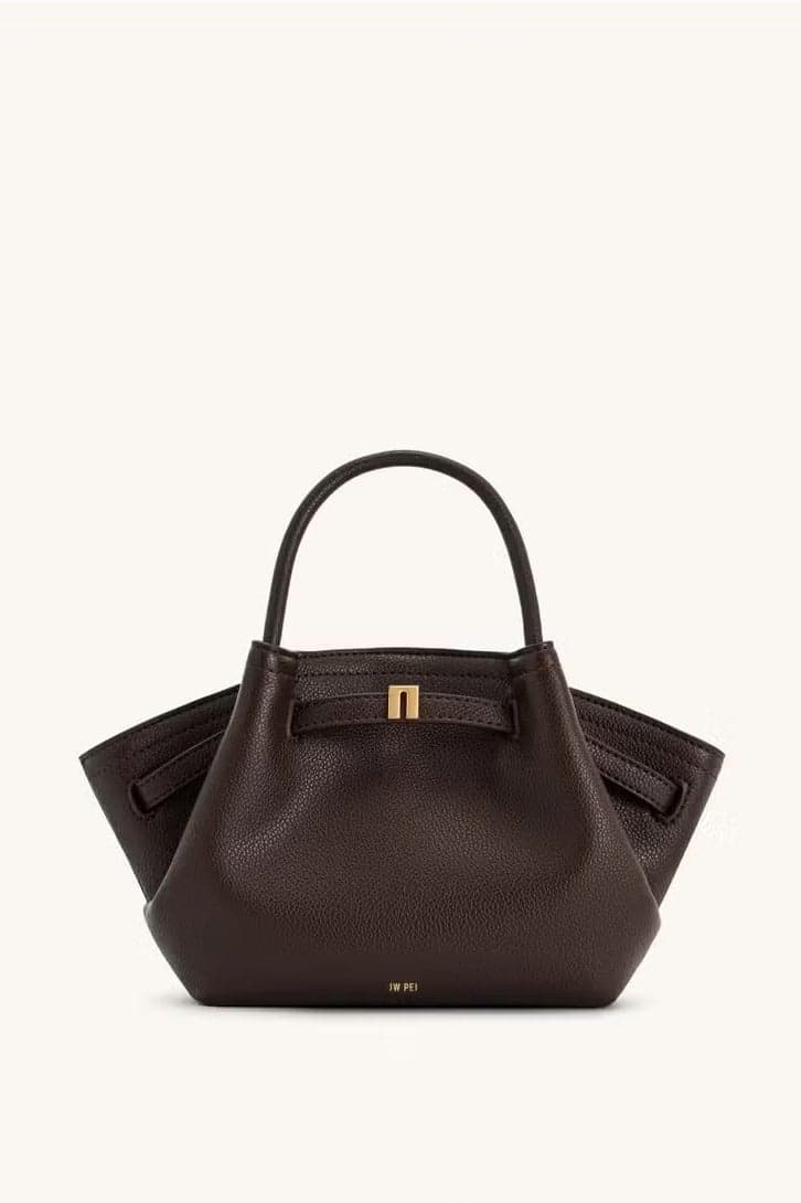 Hana Mini Dumpling Bag - Women's Small Crossbody u0026 Shoulder Bag for Work and Daily Use - coffee-colored leather