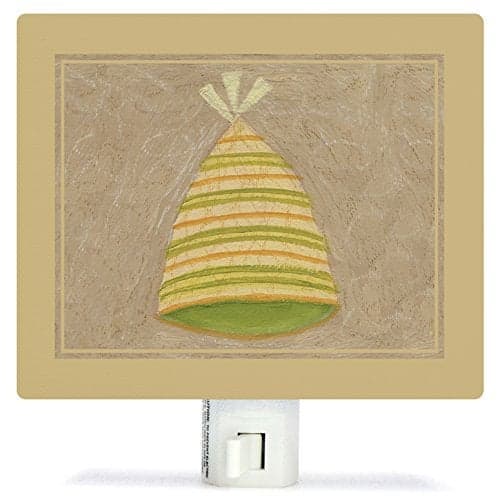 Oopsy Daisy PE3087 Baby Hat Night Light, 5" x 4", Green