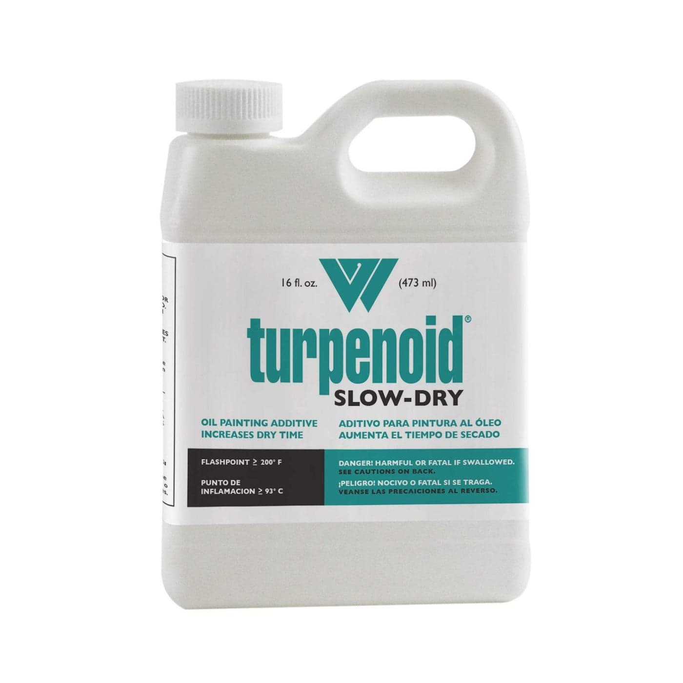 Weber 1636 Turpenoid Slow-Dry Oil Painting Additive, 473ml Bottle, 1 Each, Clear