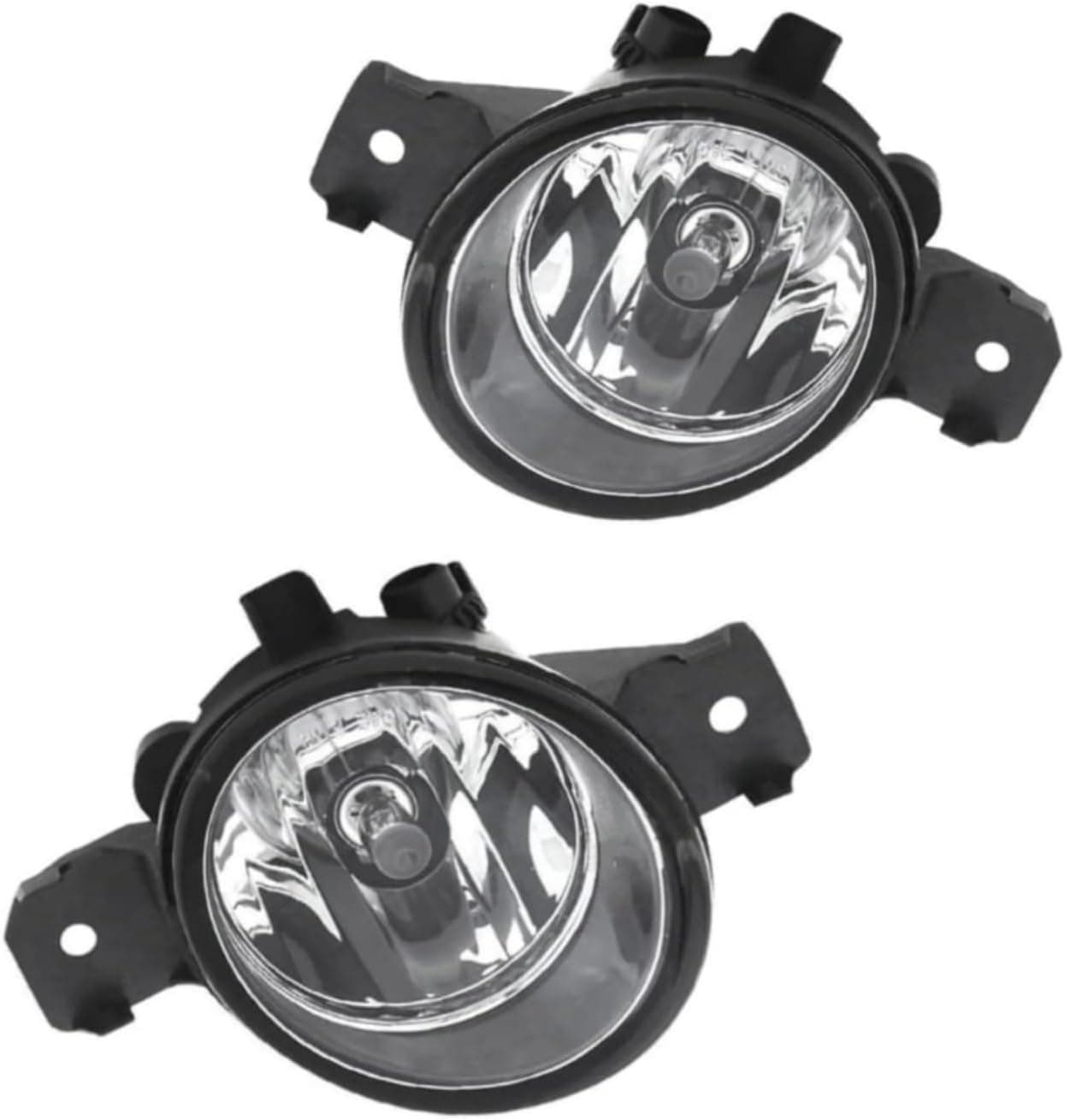 Fog Lights Replacement for Nissan Altima, Pathfinder, and Versa - Clear Lens with Bulbs